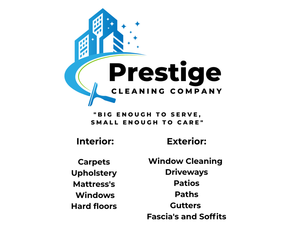 Promotional graphic for cleaning services, highlighting various cleaning options available.